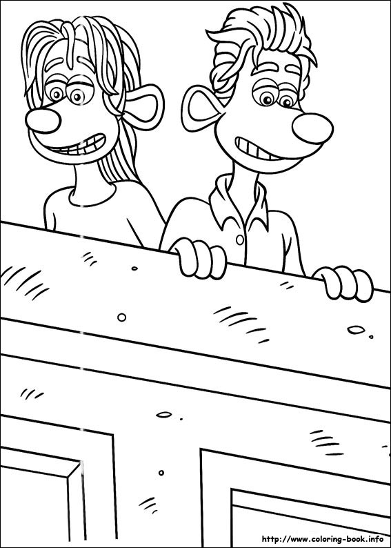 Flushed Away coloring picture